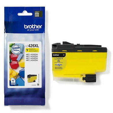 Brother LC426XLY LC-426XLY High Yield Yellow Ink Cartridge (5,000 Pages)