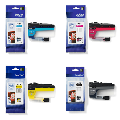 Brother  LC-427 Ink Cartridge Multipack CMY (1,500 Pages) K (3,000 Pages)