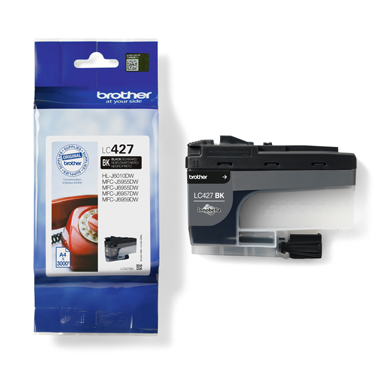 Brother LC427BK LC-427BK Black Ink Cartridge (3,000 Pages)