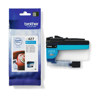 Brother LC427C LC-427C Cyan Ink Cartridge (1,500 Pages)
