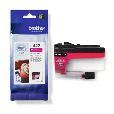 Brother LC427M LC-427M Magenta Ink Cartridge (1,500 Pages)