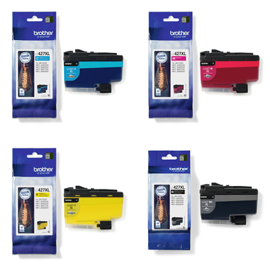 Brother LC-427XL High Capacity Ink Cartridge Multipack CMY (5,000 Pages) K (6,000 Pages)