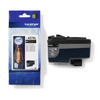 Brother LC427XLBK LC-427XLBK High Capacity Black Ink Cartridge (6,000 Pages)