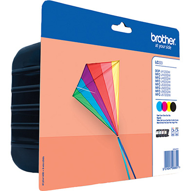 Brother LC223VALBP LC223 Ink Cartridge Multipack CMYK (550 Pages)