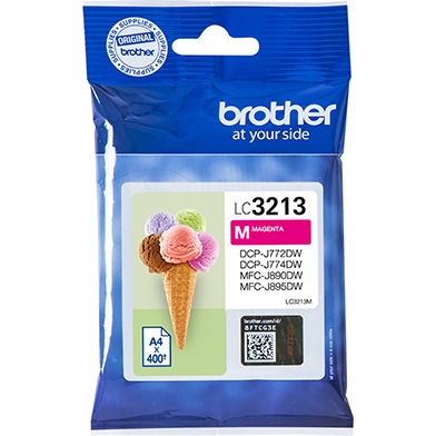 Brother LC3213M LC3213M High Yield Magenta Ink Cartridge (400 Pages)