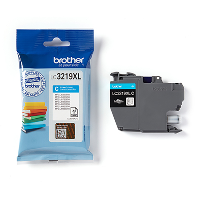 Brother LC3219XLC Cyan High Yield Ink Cartridge (1,500 Pages)