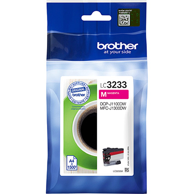 Brother LC3233M LC-3233M Magenta Ink Cartridge (1,500 Pages)
