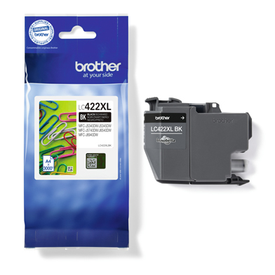 Brother LC422XLBK LC-422XLBK High Capacity Black Ink Cartridge (3,000 Pages)