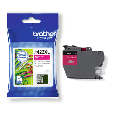 Brother LC422XLM LC-422XLM High Capacity Magenta Ink Cartridge (1,500 Pages)