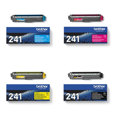 Brother  TN-241 Toner Value Pack CMY (1.4K) + K (2.5K)