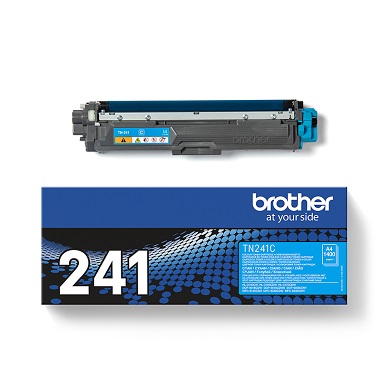 Brother TN241C TN-241C Cyan Toner Cartridge (1,400 Pages)