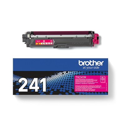Brother TN241M TN-241M Magenta Toner Cartridge (1,400 Pages)