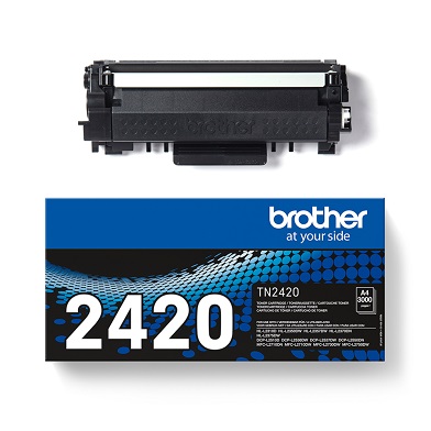 Brother TN2420 TN-2420 High Capacity Black Toner Cartridge (3,000 Pages)