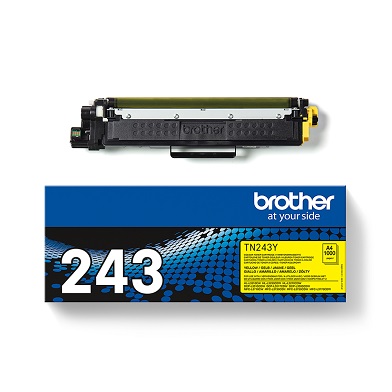 Brother TN243Y TN-243Y Yellow Toner Cartridge (1,000 Pages)