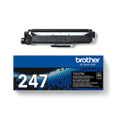 Brother TN247BK TN-247BK Black Toner Cartridge (3,000 Pages)