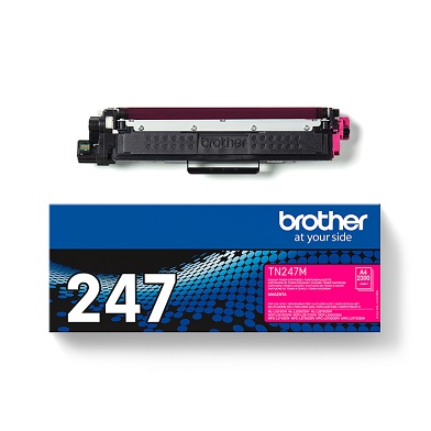 Brother TN247M TN-247M Magenta Toner Cartridge (2,300 Pages)