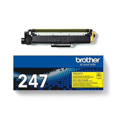 Brother TN247Y TN-247Y Yellow Toner Cartridge (2,300 Pages)