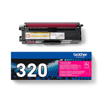 Brother TN320M TN-320M Magenta Toner Cartridge (1,500 Pages)