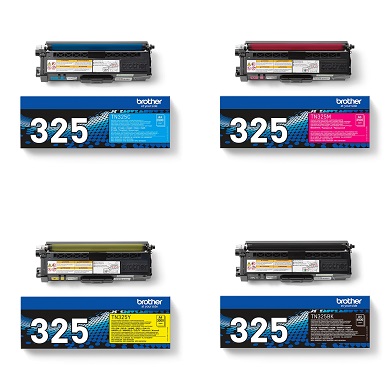 Brother  TN-325 Hi-Cap Toner Rainbow Pack CMY(3.5k) K(4k)