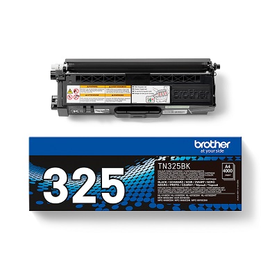 Brother TN325BK TN-325BK Black Toner Cartridge (4,000 Pages)