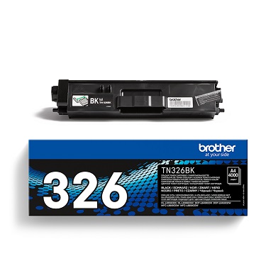 Brother TN326BK TN-326BK Black Toner Cartridge (4,000 Pages)