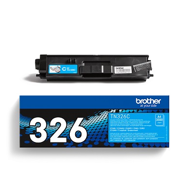 Brother TN326C TN-326C Cyan Toner Cartridge (3,500 Pages)