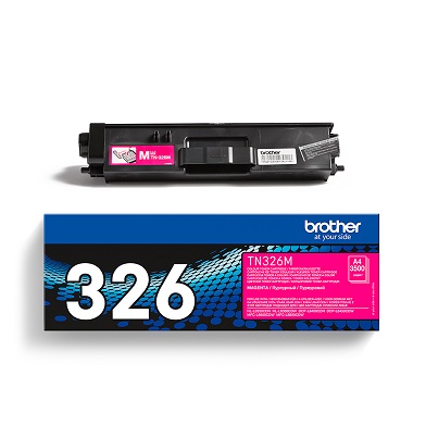 Brother TN326M TN-326M Magenta Toner Cartridge (3,500 Pages)