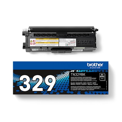 Brother TN329BK TN-329BK Black Toner Cartridge (6,000 Pages)