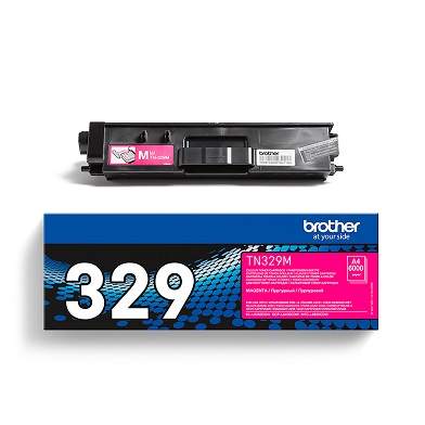 Brother TN329M TN-329M Magenta Toner Cartridge (6,000 Pages)