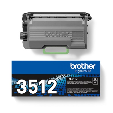 Brother TN3512 TN-3512 Super High Yield Black Toner Cartridge (12,000 Pages)