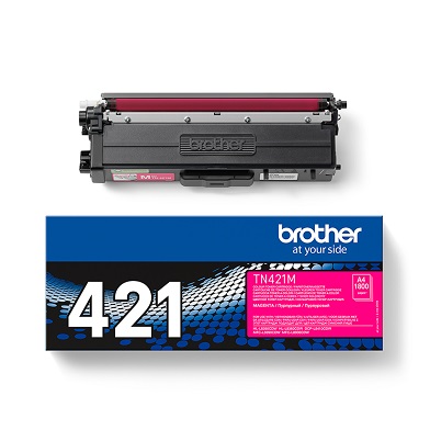 Brother TN421M Magenta TN-421M Toner Cartridge (1,800 Pages)