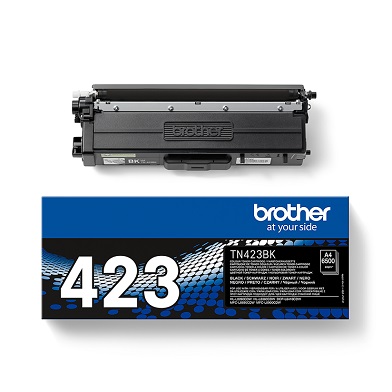 Brother TN423BK TN-423BK Black Toner Cartridge (6,500 Pages)