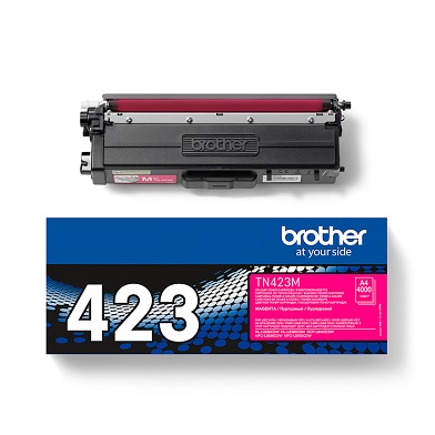 Brother TN423M Magenta TN-423M Toner Cartridge (4,000 Pages)