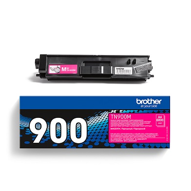 Brother TN900M TN-900M Magenta Toner Cartridge (6,000 Pages)
