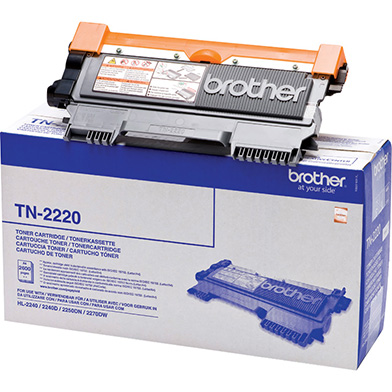 Brother TN2220 TN-2220 High Yield Black Toner Cartridge (2,600 Pages)