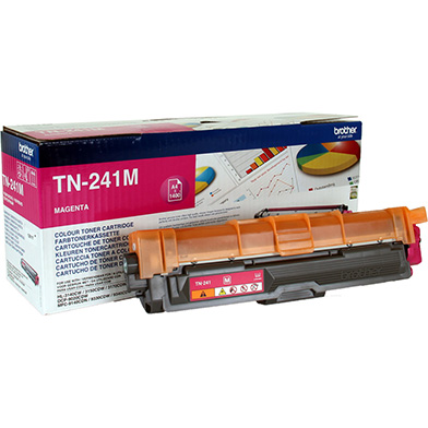 Brother TN241M TN-241 Magenta Toner Cartridge (1,400 Pages)