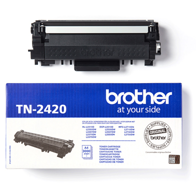 Brother TN2420 TN-2420 High Capacity Black Toner Cartridge (3,000 Pages)