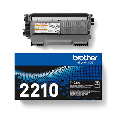 Brother TN2210 TN-2210 Black Toner Cartridge (1,200 Pages)