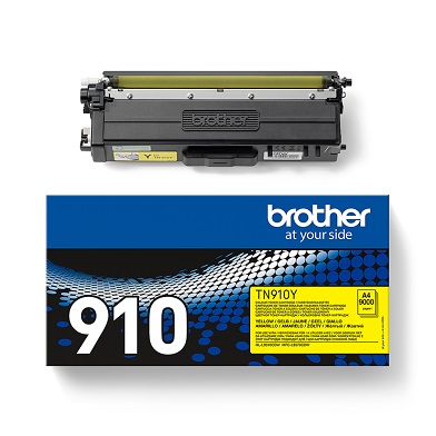 Brother TN910Y TN-910Y Yellow Toner Cartridge (9,000 Pages)