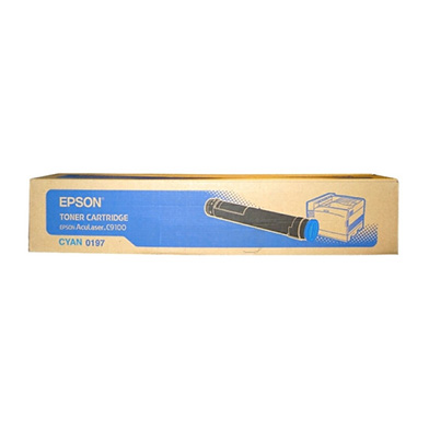 Epson C13S050197 Cyan Toner Cartridge (12,000 Pages)