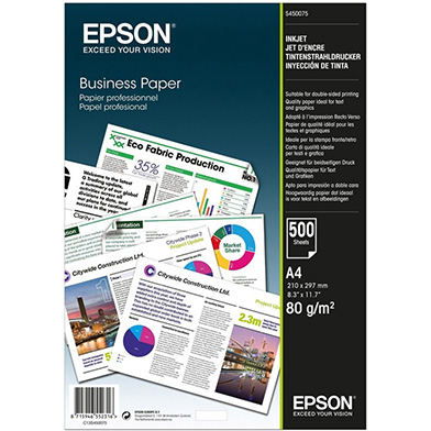 Epson C13S450075 Business Paper - 80gsm (A4 / 500 Sheets)