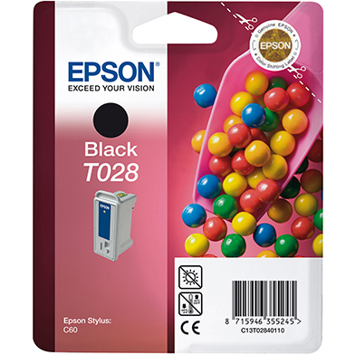 Epson C13T02840110 T028 Black Ink Cartridge (600 Pages)