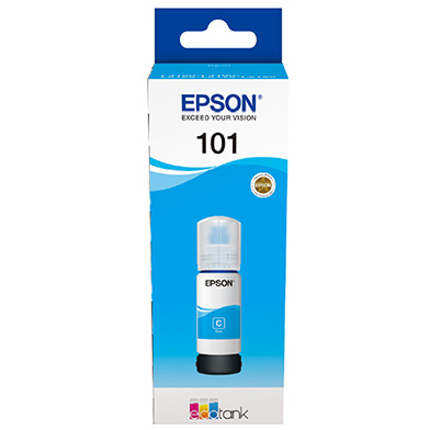 Epson C13T03V24A EcoTank 101 Cyan Ink Bottle (6,000 Pages)