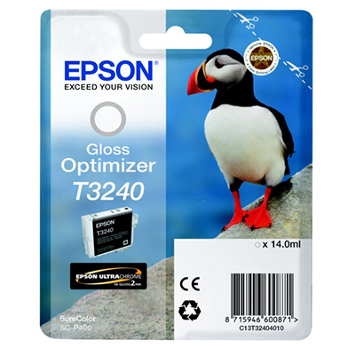 Epson C13T32404010 Gloss Optimizer Ink Cartridge (3,350 Pages)
