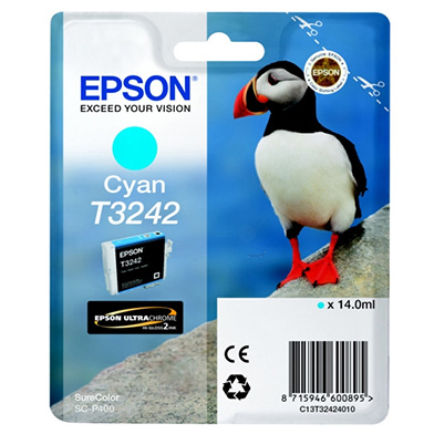 Epson C13T32424010 Cyan Ink Cartridge (980 Pages)