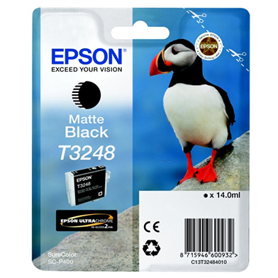 Epson C13T32484010 Matte Black Ink Cartridge (650 Pages)