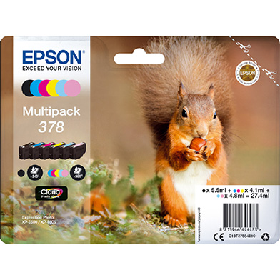 Epson C13T37884010 378 Claria Photo HD Ink Multipack