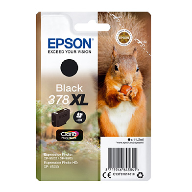 Epson C13T37914010 378XL Claria Photo HD Ink Black (500 Pages)