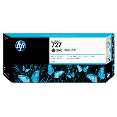 HP C1Q12A 727 Matte Black DesignJet Ink Cartridge (300ml)