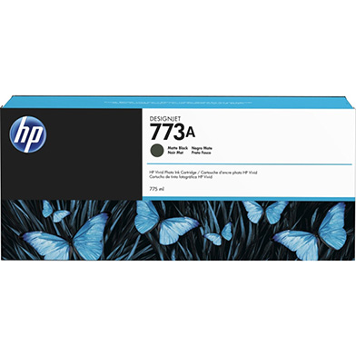 HP C1Q21A No. 773 Matte Black Ink Cartridge (775ml) for DesignJet Printers